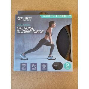 A DURO SPORT‎ Dual sided Exercise Gliding Discs 2 Pack (NWT)